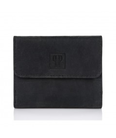 Paolo Peruzzi Női bőr deréktáska + pénztárca szett ZUP-61 | fekete