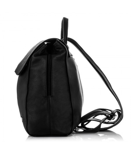 Paolo Peruzzi Női bőr hátizsák és deréktáska ZUP-47 | fekete