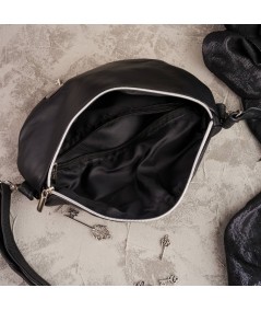 Paolo Peruzzi Női bőr hátizsák és deréktáska ZUP-46 | fekete