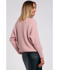MOE Női pulóver M537 | rózsaszín
