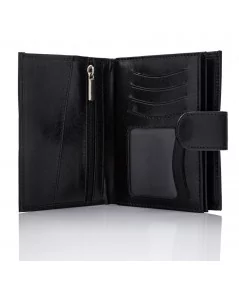 PAOLO PERUZZI Férfi RFID bőr pénztárca | fekete