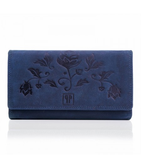 PAOLO PERUZZI Női szett deréktáska + pénztárca | kék