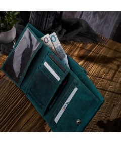 Paolo Peruzzi Női szett - Crossbody táska és pénztárca ZUP-74-GR | zöld