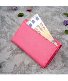 PAOLO PERUZZI Női bőr pénztárca T-45-PI | rózsaszín