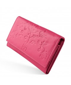 PAOLO PERUZZI Női bőr pénztárca T-45-PI | rózsaszín