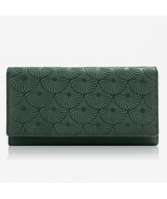 PAOLO PERUZZI Női bőr pénztárca geometrikus mintákkal IN-58-GR | zöld