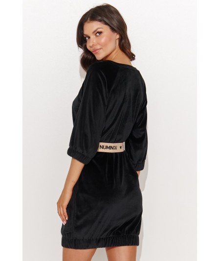 Numinou Velúr ruha övvel NU457 | fekete