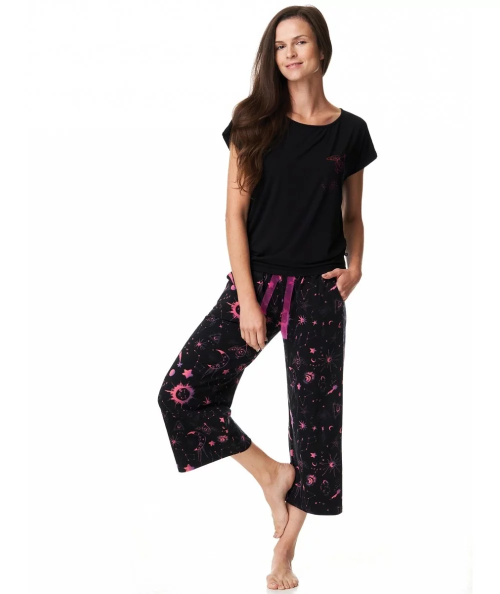 Key Női nyári pizsama | sötétkék