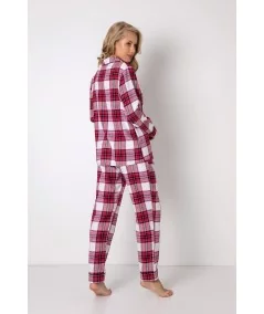 Aruelle Női flanel pizsama Nelly | Piros