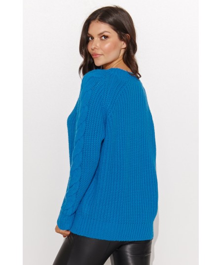Naminou Női kötött pulóver NU_S97 | kék