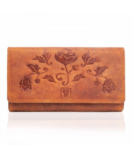 PAOLO PERUZZI Női bőr pénztárca és kulcstartó Vintage ZUP-95-OR | narancs