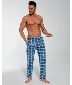 Cornette férfi pizsama nadrág | kék