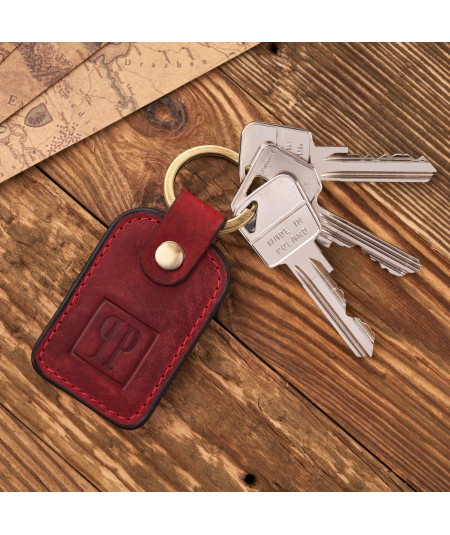 PAOLO PERUZZI Női bőr pénztárca + kulcstartó Vintage ZUP-104-RD | Piros
