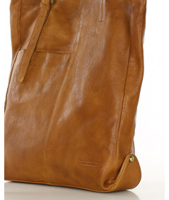 MARCO MAZZINI Shopper táska zsebekkel | camela