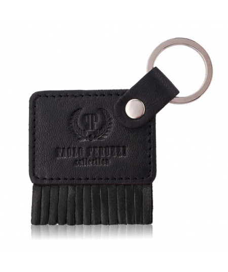 Paolo Peruzzi Bőr pénztárca és kulcstartó ZUP-107-BL | fekete