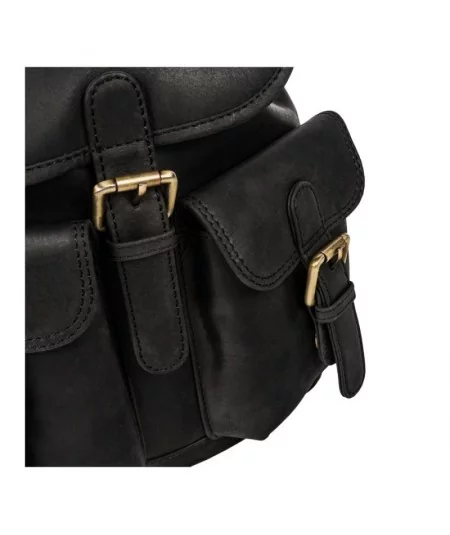 Paolo Peruzzi női szett, hátizsák és pénztárca | fekete