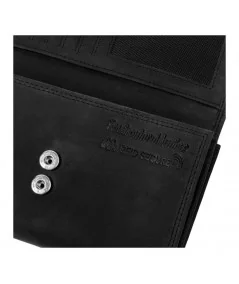 Paolo Peruzzi női bőr hátizsák + női bőr pénztárca | fekete