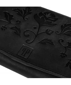 PAOLO PERUZZI női bőr pénztárca Vintage | fekete