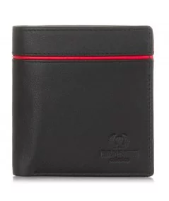 PAOLO PERUZZI Férfi RFID bőr pénztárca | Piros