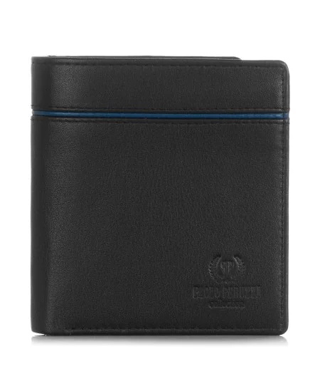 PAOLO PERUZZI Férfi RFID bőr pénztárca | kék