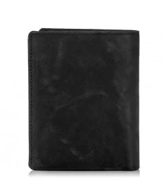 PAOLO PERUZZI Férfi RFID bőr pénztárca | fekete