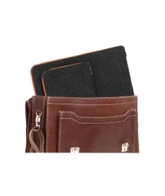 VOOC bőr üzleti táska és notebook | Barna
