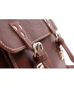 VOOC bőr üzleti táska és notebook | Barna