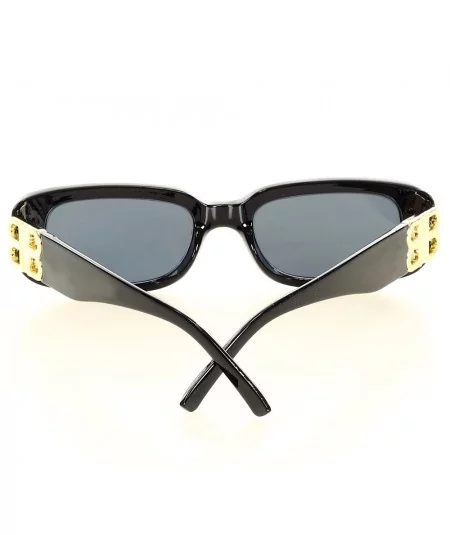 VOUGE STYLE Téglalap alakú női napszemüveg | fekete