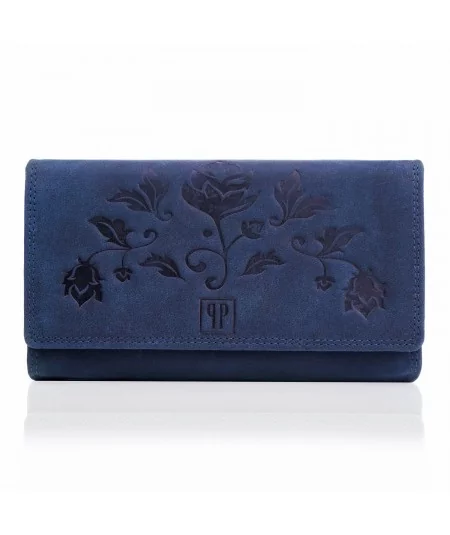 PAOLO PERUZZI Női bőr pénztárca | kék